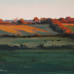 Farm in Autumn Light Study