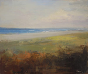 Painting from the Dunes Nausett Beach Cape Cod
